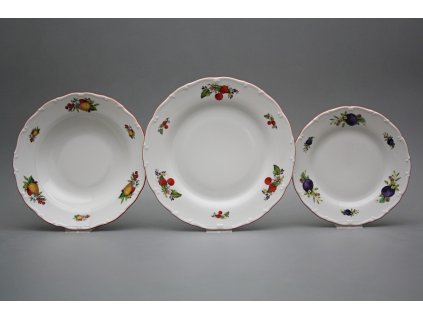 Talířová souprava Ofélie Fruit Harmony 24dílná ACL č. 1