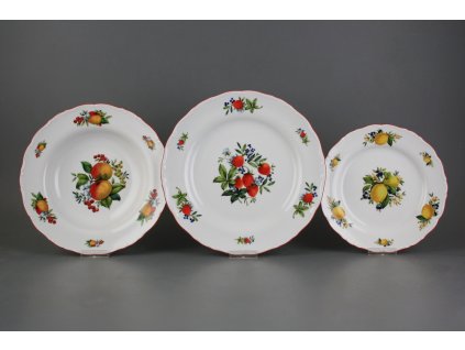 Talířová souprava Ofélie Fruit Harmony 12dílná FCL č. 1