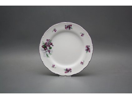 Talíř dezertní 19cm Ofélie Viola s mašlí KFL č. 1