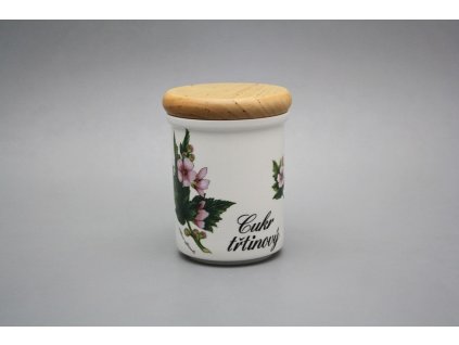 Dóza s dřevěným uzávěrem B - střední Herbs BB č. 1