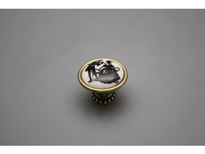 Rustikální úchytka Bohemia 35mm Rokokové panenky č. 1