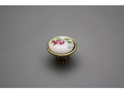 Rustikální úchytka Bohemia 35mm Šípková růže č. 1