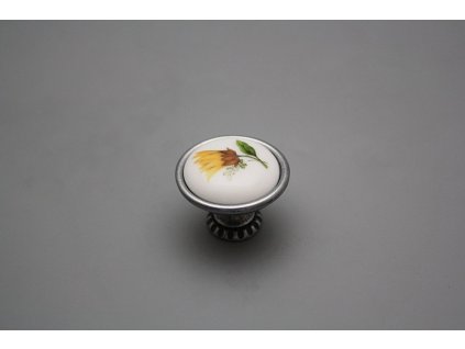 Rustikální úchytka Bohemia 35mm Slunečnice FV č. 1