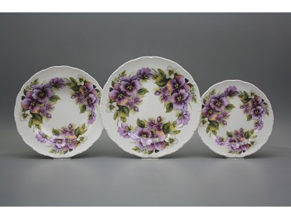 Talířová souprava Ofélie Macešky 24dílná CvBB č. 1