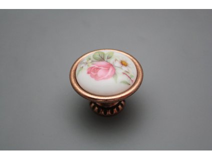 Rustikální úchytka Bohemia 40mm Radost CU č. 1