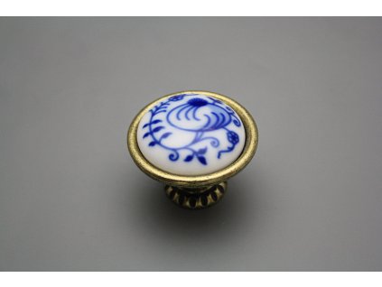 Rustikální úchytka Bohemia 40mm Cibulák Granátové jablko č. 1