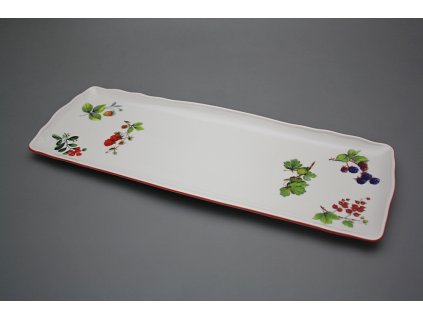 Podnos čtyřhranný 45cm Rokoko Lesní plody CL č. 1