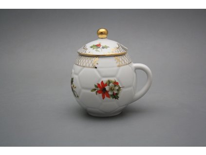 Hrnek na med s víčkem Vánoční hvězda GL Lux č. 1