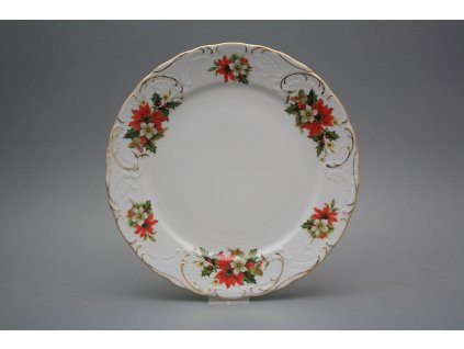 Talíř mělký 26cm Opera Vánoční hvězda AGL Lux č. 1