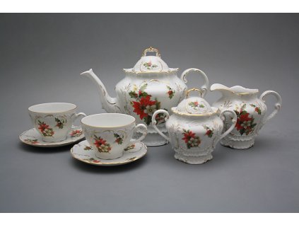 Čajová souprava Opera Vánoční hvězda 15dílná GL Lux č. 1