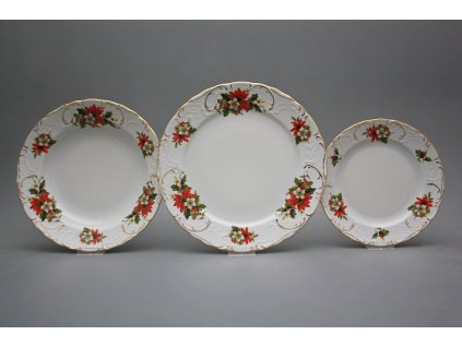 Talířová souprava Opera Vánoční hvězda 24dílná AGL Lux č. 1