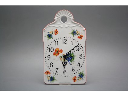 Hodiny prkénko Polní kvítí CL č. 1