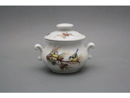 Zapékací hrnek s oušky a víčkem Ptáčci BB č. 1