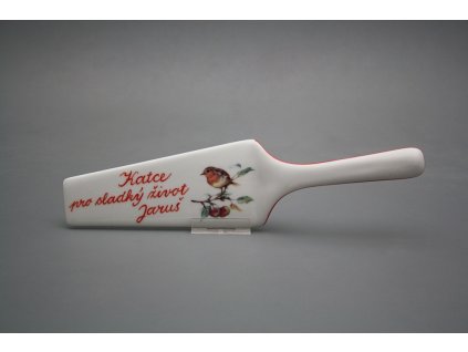 Dortová lopatka s věnováním Ptáčci CL č. 1