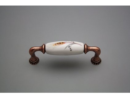 Rustikální úchytka Bohemia 96mm Obilí CU č. 1