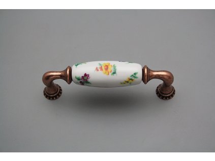 Rustikální úchytka Bohemia 96mm Házenky CU č. 1