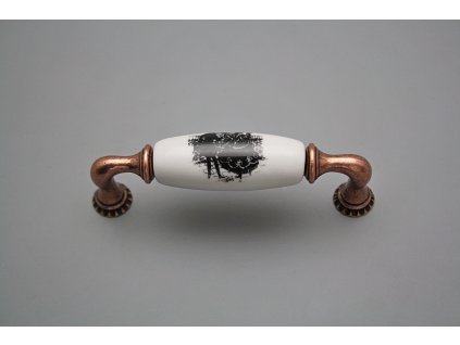 Rustikální úchytka Bohemia 96mm Rokokové panenky CU č. 1