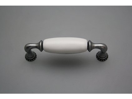 Rustikální úchytka Bohemia 96mm BÍLÁ FV č. 1