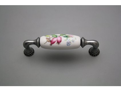 Rustikální úchytka Bohemia 96mm Šípková růže FV č. 1