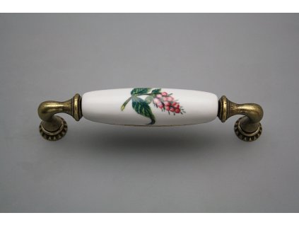 Rustikální úchytka Bohemia 128mm Herbs č. 1