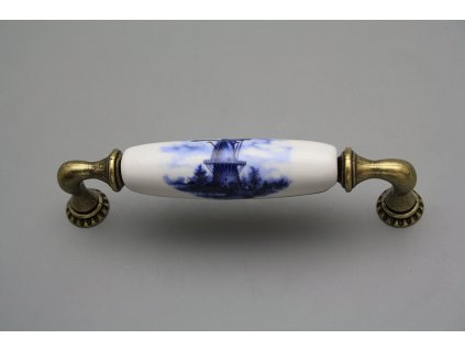 Rustikální úchytka Bohemia 128mm Mlýn č. 1