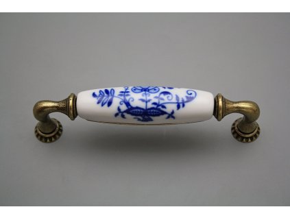 Rustikální úchytka Bohemia 128mm Cibulák List č. 1