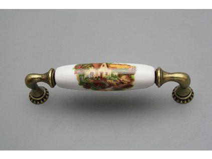 Rustikální úchytka Bohemia 128mm Chaloupka č. 1