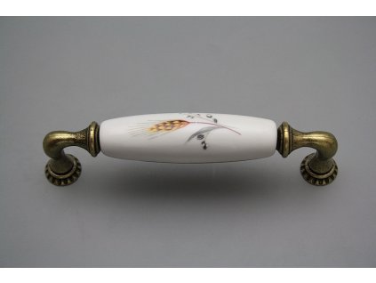 Rustikální úchytka Bohemia 128mm Obilí č. 1