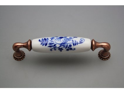 Rustikální úchytka Bohemia 128mm Cibulák Granátové jablko CU č. 1