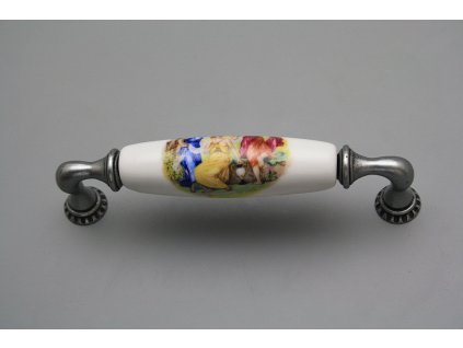 Rustikální úchytka Bohemia 128mm Tři Grácie FV č. 1