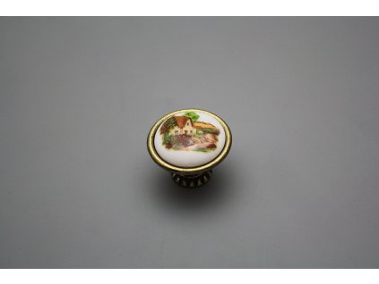 Rustikální úchytka Bohemia 35mm Chaloupka č. 1