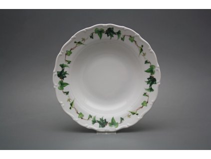 Talíř hluboký 23cm Ofélie Břečťan KBB č. 1