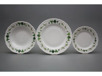 Talířová souprava Ofélie Břečťan 36dílná KBB č. 1