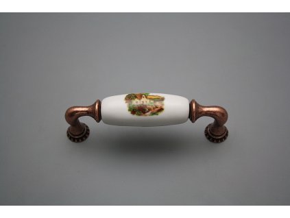 Rustikální úchytka Bohemia 96mm Chaloupka CU č. 1