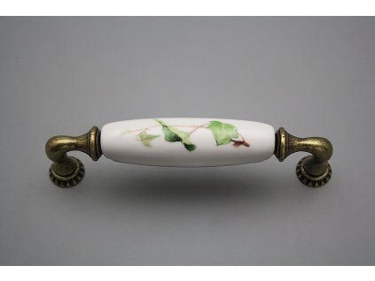 Rustikální úchytka Bohemia 128mm Břečťan č. 1