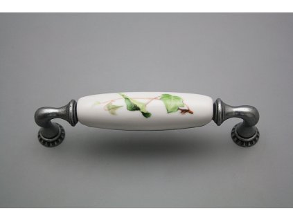 Rustikální úchytka Bohemia 128mm Břečťan FV č. 1