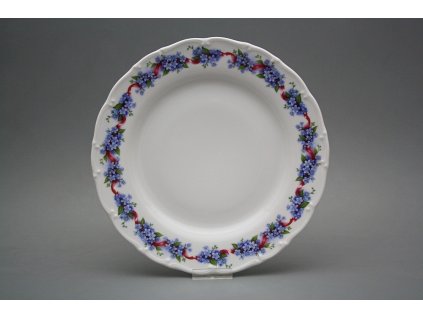 Talíř mělký 25cm Ofélie Pomněnky KBB č. 1