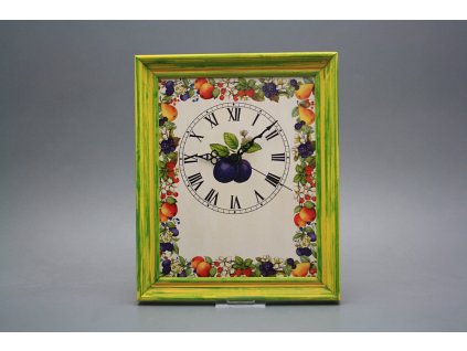 Nástěnné hodiny 25x30cm Ovocný sad cZM č. 1