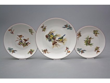 Talířová souprava Coup Ptáčci 12dílná GHL č. 1