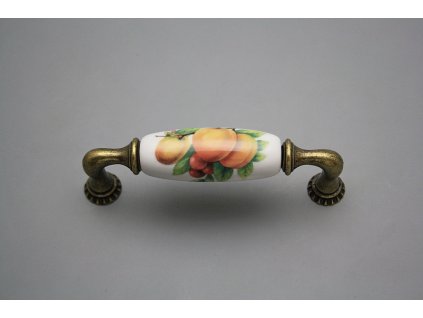 Rustikální úchytka Bohemia 96mm Ovoce č. 1