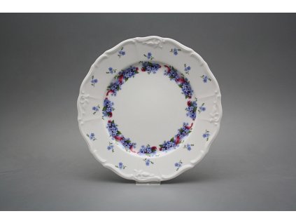 Talíř mělký 25cm Marie Louise Pomněnky KBB č. 1