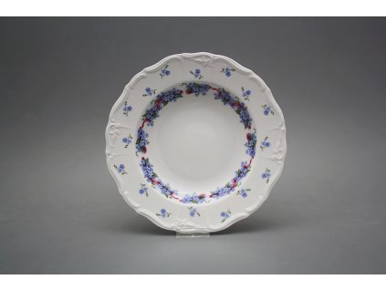 Talíř hluboký 23cm Marie Louise Pomněnky KBB č. 1