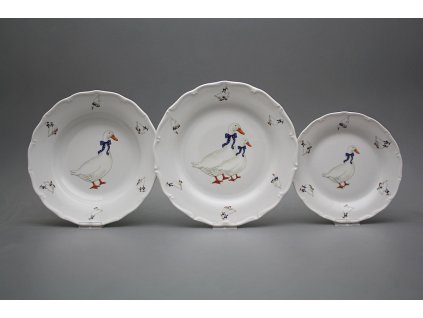 Talířová souprava Verona Husy 18dílná FBB č. 1