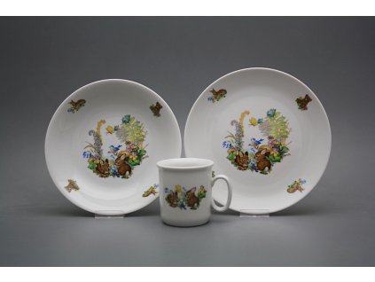 Dětská jídelní souprava Bunnies č. 1