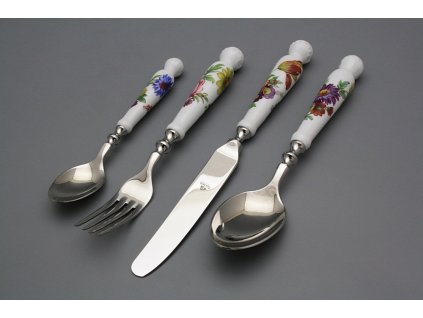 Souprava příborů Bohemia 1987 Kytice BB 24dílná s kazetou č. 1