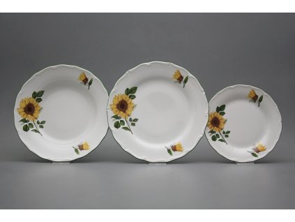 Talířová souprava Verona Slunečnice 24dílná CZL č. 1