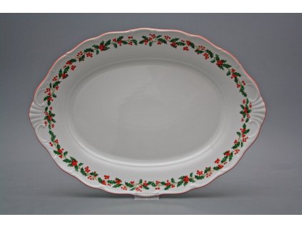 Ovál 36cm Verona Vánoční Cesmína KCL č. 1