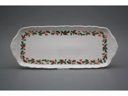 Podnos 37cm Verona  Vánoční Cesmína KBB č. 1