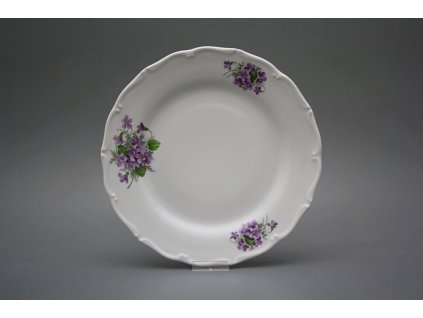 Talíř mělký 25cm Verona Fialky CBB č. 1