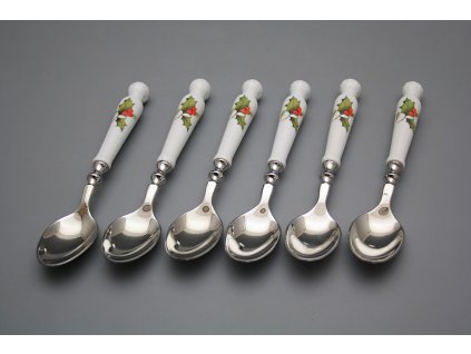 Sada lžiček Bohemia 1987 Vánoční hvězda 6dílná BB č. 1